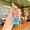 Llavero Creativo Serie Océano Relleno de Aceite Pez Payaso Estrella de Mar Pez Pequeño Colgante de Bolso Decoración de Llavero