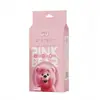 Toallitas Húmedas Guanbao Oso Rosa Mini Portátiles Desechables Paquete Pequeño para Higiene Bucal, Refrescamiento Infantil y Uso en Movimiento