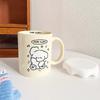 Taza de Cachorro Saludando Lindo Estilo Hogar Valor de Color Alto Taza de Cerámica para Café Regalo Personal Taza Transfronteriza