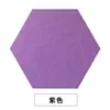Pegatinas de pared hexagonales de fieltro transfronterizas color hexagonal tablero de corcho pared de fotos tablero de mensajes autoadhesivas aislamiento acústico fabricantes de fieltro