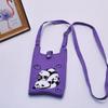 2024 Bolsa de Mão Mini de Tricô Guofeng Panda Bolsa de Celular Fashion Guofeng Bolsa de Ombro Bolsa Casual Versátil