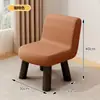 Taburete para sofá para uso doméstico, taburete para cambiarse los zapatos, silla para el hogar con respaldo, banco pequeño, taburete bajo para mesa de centro de sala de estar, silla baja para niños