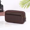 Nueva Riñonera Impermeable para Teléfono Móvil para Hombre, Bolsa con Cremallera Personalizada de Moda, Fabricante Mayorista de Bolsa Multifuncional para Monedas y Llaves