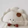 Linda almohada con forma de dumpling, el cojín de noche de los sueños de una niña, decoración suave para sofás y ventanales, una almohada cómoda para dormir en residencias estudiantiles o en camas, proporcionando soporte para la espalda