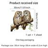 DJ2041-KQ nueva rama búho pegatinas para ventanas estáticas pegatinas para vidrio pegatinas de decoración para el hogar visual de doble cara