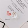 Accesorios DIY al por mayor Pétalos y Hojas de Resina Acrílica Iridiscente Transparente Materiales para Joyería de Aretes Pétalos Acrílicos