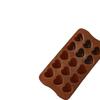 Amor Chocolate 15 Formas de Coração Consecutivas Formas de Cubo de Gelo em Formato de Coração Formas de Silicone para Bolo DIY Grau Alimentício Assar