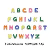 Bestseller transfronterizo: Parches bordados de letras y números coloridos mini para ropa, sombreros y bolsos con adhesivo termofusible para decoración