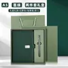 Conjunto de Cadernos A5 Caixa de Presente com Logo Personalizado, Presente Corporativo de Alta Qualidade, Livro de Registro da Cultura do Escritório Corporativo