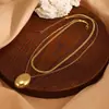 Collar Cruzado de Estilo Europeo y Americano con Colgante de Piedras Doble Capa para Mujer, Diseño de Lujo Ligero de Gama Alta, Cadena Múltiple para Suéter, Cadena para Clavícula