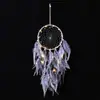 Nuevo Atrapasueños Estilo Indio Carrillón de Viento con Plumas Adorno Colgante Colgante de Habitación Regalo Creativo Decoración Americana Soñadora