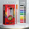 Marcador acrílico pluma goo card pluma especial niños impermeable pincel acrílico pluma de pintura acrílica pintada a mano DIY pluma de secado rápido