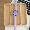 Borde Biselado Ajuste Delgado Hebilla Inversa Correa de Silicona Adecuada para Apple Watch 11 12 iWatch Ultra Pulsera Biselada