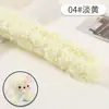 Varilla de Giro de Lana Rizada Tinte para Raíz del Cabello Tira Esponjosa Hecha a Mano Súper Gruesa Súper Densa Material de Bricolaje Regalo Casero Oso de Peluche