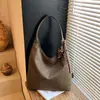 Bolsa de Pão de Camurça Retrô para Mulheres 2026 Nova Tendência Outono e Inverno Bolsa de Ombro de Grande Capacidade Bolsa Saco Popular