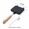 Amazon Comercio Exterior Venta Directa Transfronteriza Sartén Plana para Sándwiches Sartén para Tostar Pan Sartén Antiadherente para Freír para el Hogar Venta al por Mayor