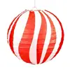 Lanternas de Papel Pirulito de Natal da Amazon Decorações Dobráveis Feitas à Mão para Decoração de Festa de Jardim de Infância, Sala de Aula Escolar