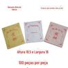 Sacos de Papel Kraft à Prova de Óleo Personalizados para Panquecas, Sacos para Frutas, Sacos para Embalagem de Grãos, Sacos de Embalagem, Sacos de Papel com Boca Triangular