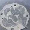 [Serie Plateada Láser] Joyería Hecha a Mano Luminosa de Luciérnaga DIY - Flor de Resina