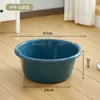 Lavabo de plástico, Lavabo grande profundo para ropa, Tina extragrande para pediluvio, Lavabo para bebé engrosado y alto
