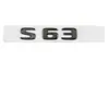 Adecuado para Mercedes-Benz S63 AMG logo trasero de coche modificado pegatina de coche V8BITURBO turbo logo lateral de guardabarros
