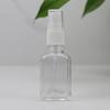 Frasco Spray 60ml Névoa Fina Álcool Desinfetante Frasco para Reabastecer Plástico Pet Transparente Pequeno Frasco Spray Atacado Perfume