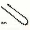 Cadenas de cuentas en stock para venta al por mayor, cadenas de cuentas de onda plateadas, cadenas de etiquetas, accesorios de colgantes, cadenas colgantes, cadenas para llaveros, cadenas para manualidades