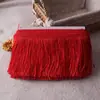 Em Estoque 10cm Poliéster Trançado Seda de Gelo Franja Fantasia de Palco Cortina Tapete Borla Decorativa Acabamento de Renda Atacado