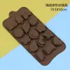Molde de Chocolate de Silicona Nuevo Multiestilo Charola para Hielo de Gelatina Molde para Hornear Pudín Molde para Waffles Fondant DIY