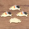 Variedad de Accesorios de Joyería Personalizados Transfronterizos Europeos y Americanos de Aleación, Dijes para Temporada de Graduación, Sombrero de Doctor, Flor y Papel de Examen