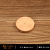 Chips de madera maciza hechos a mano para manualidades materiales decorativos pintados a mano para jardín de infantes anillo de árbol de Navidad de madera redonda base de cabeza de abeto