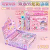 Guarda-Roupa Versátil de Fantasias para Meninas 2 em 1 Show de Fantasias Arte Scratch Adesivos DIY para Crianças Presente para Menina