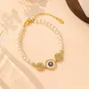 Novo bracelete de pérolas estilo explosão estelar para mulheres, versátil, luxo leve, moda de nicho, requintado, elegante e de alta qualidade