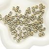 Cuentas acrílicas del alfabeto inglés, cuentas cuadradas, cuentas planas, cuentas redondas, accesorios de bricolaje hechos a mano, cuentas para pulseras, cuentas de mano.
