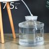 7.5l transparente pc Kung Fu balde de armazenamento de chá portátil doméstico puro mineral primavera barril balde mesa de chá balde de chá bebendo
