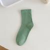 Calcetines de Verano Calcetines de Algodón Puro Finos para Mujer de Tubo Medio Sin Costuras Estilo Japonés Calcetines de Algodón Zhuji Ins Trendy Calcetines de Confinamiento