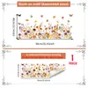 Múltiples Tipos de Pegatinas de Pared Florales de Mariposa en Acuarela, Pegatinas para Rodapiés, Decoración de Pared de Fondo para Sala de Estar, Dormitorio, Hogar, Pegatinas de Pared Autoadhesivas