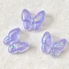 Corrente Colorida UV de Gelatina Luminosa Borboleta Voando DIY Artesanal para Celular Pulseira Colar Pingente Acessórios de Joia