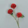 Crisântemo Bola Pequena 3 Cabeças Simulado Casamento Floral Flor de Casamento Caminho de Flores Material Floral Atacado Crisântemo Pequeno Ly0280