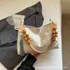 Nova Bolsa Grande Capacidade Estilo Chinês para Mulheres 2026 Nova Versátil Estilo Nacional Bolsa de Ombro Moda Nicho Bolsa de Axila Casual
