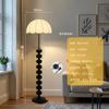 Luminária de Mesa Retrô ao Lado do Sofá na Sala de Estar, Iluminação de Ambiente de Alta Qualidade em Tecido para Quarto, Luminária de Chão, Estilo Francês e Americano LED