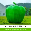 Esculturas de Frutas e Vegetais de Simulação para Exterior Fibra de Vidro Jardim Gramado Paisagem Modelos de Repolho Milho Pimenta Ornamentos Grandes