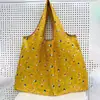 Bolsa de compras plegable para viajes a Japón al por mayor impermeable al hombro conveniente grande portátil ecológica para el supermercado