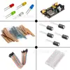 Nuevo Kit de 400 Agujeros Paquete de Componentes Uno R3 Kit de Entrada para Principiantes Compatible con Caja de Protoboard
