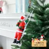 Decorações de Natal 2026 Novos Enfeites para Árvore de Natal Papai Noel Escalador Brinquedo de Escalada Corda Decoração de Cena Atmosfera