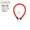 Cadeado de bicicleta anti-roubo, cadeado de cabo de aço portátil, cadeado de fio, cadeado de bateria para carro, cadeado de corrente, acessórios para cadeado de bicicleta, cadeado de anel