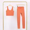 Conjunto de Chaleco en U y Pantalones Cortos Lulu Df con Etiqueta, Disponible para Envío Directo, Cuello Alto Ajustado, Conjunto de Yoga Elástico