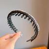2024 Nueva Diadema para el Cabello Infantil Antideslizante Pinza para el Cabello Dentada Pinza para el Cabello con Flor Accesorio para la Cabeza Artefacto para Arreglar el Cabello Suelto Diadema