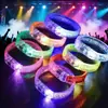 Pulsera LED Luminosa Nueva al por Mayor Accesorios de Ambiente de Apoyo para Conciertos Evento de Festival de Música Pulsera Fluorescente de Colores