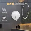 Portarrollos de Papel Grande para Baño Montado en Pared con Bandeja Grande Caja de Papel Higiénico para Hotel Caja de Rollos de Papel Higiénico para Baño Público Comercial